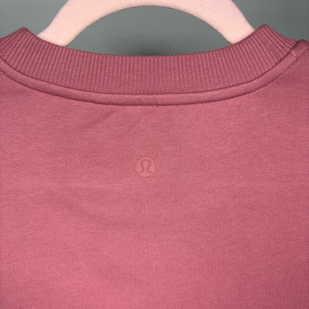 Lululemon Cotton French Terry + Swift Tee Brier Rose Pink Size 4 - Picture 8 of 9